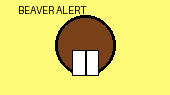 beaver alert flashing gif